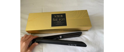 Soleil 2.0 Flat Iron BLACK Ceramic Magnetized Plates - LaCosmetical