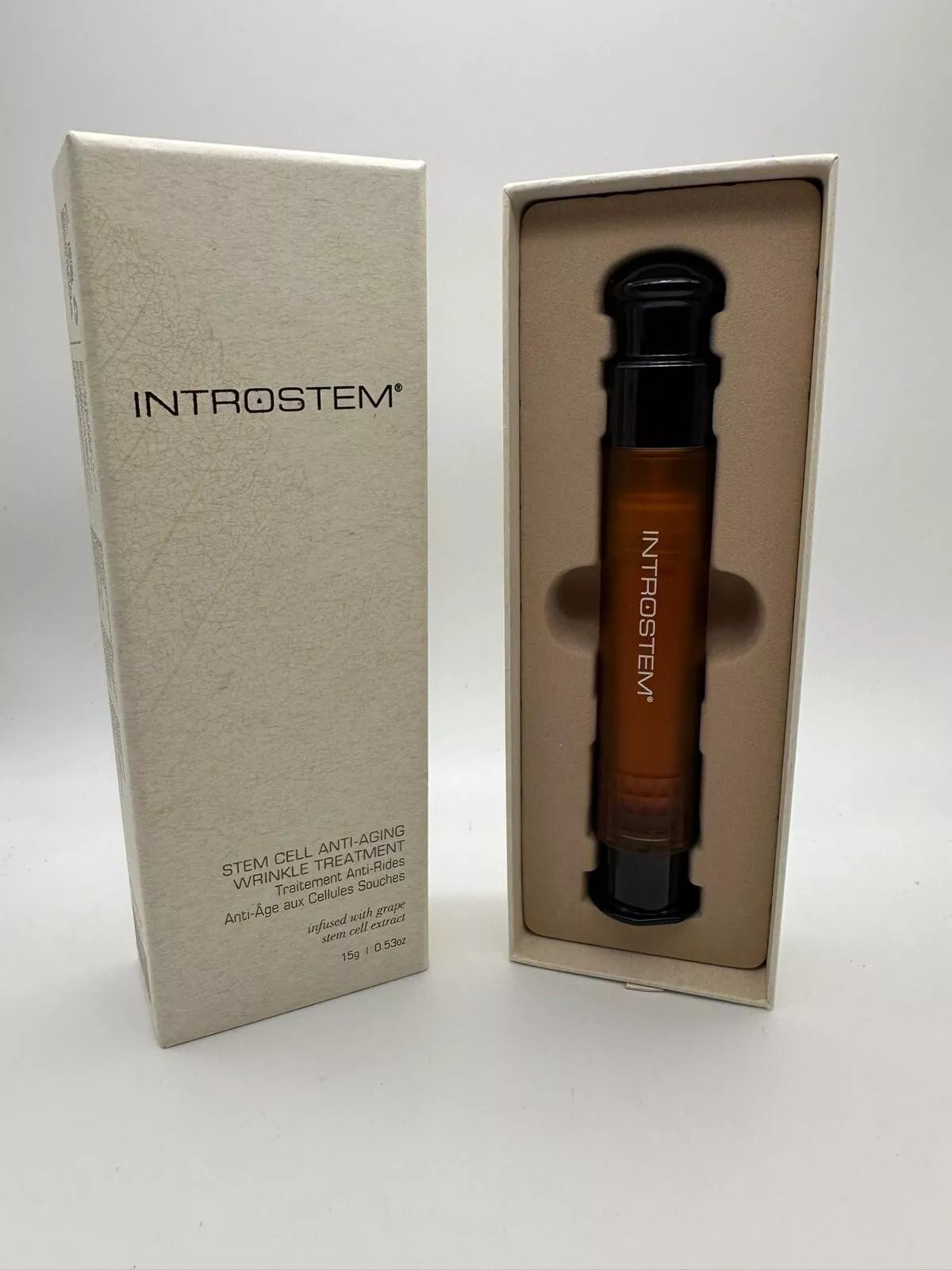 INTROSTEM Stem Cell Anti-Aging Wrinkle Treatment Syringe 0.53 oz / 15 g NEW