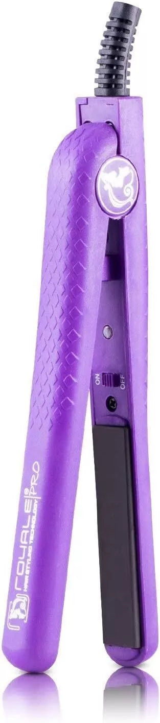 Royale Ionic Flat Iron Luxury Hair Ceramic Straightener & Curler DEEP PURPLE NEW