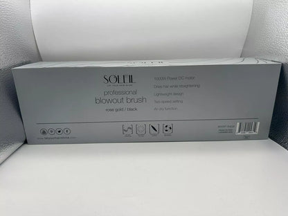 SOLEIL Professional Blowout Brush Hair Dryer and Style ROSE GOLD NEW