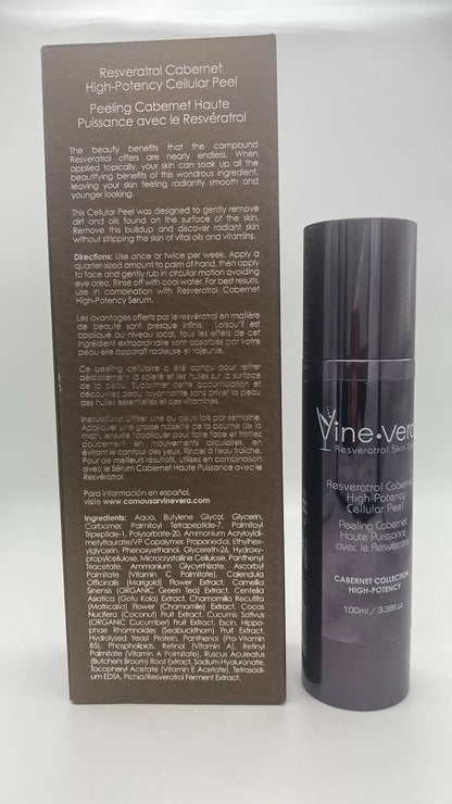 Vine Vera Resveratrol Cabernet High Potency Cellular Peel 3.38 fl oz / 100 ml