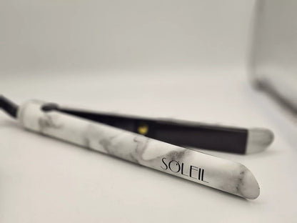 Soleil Flat Iron Ceramic plates Limited Edition Marble- NEW