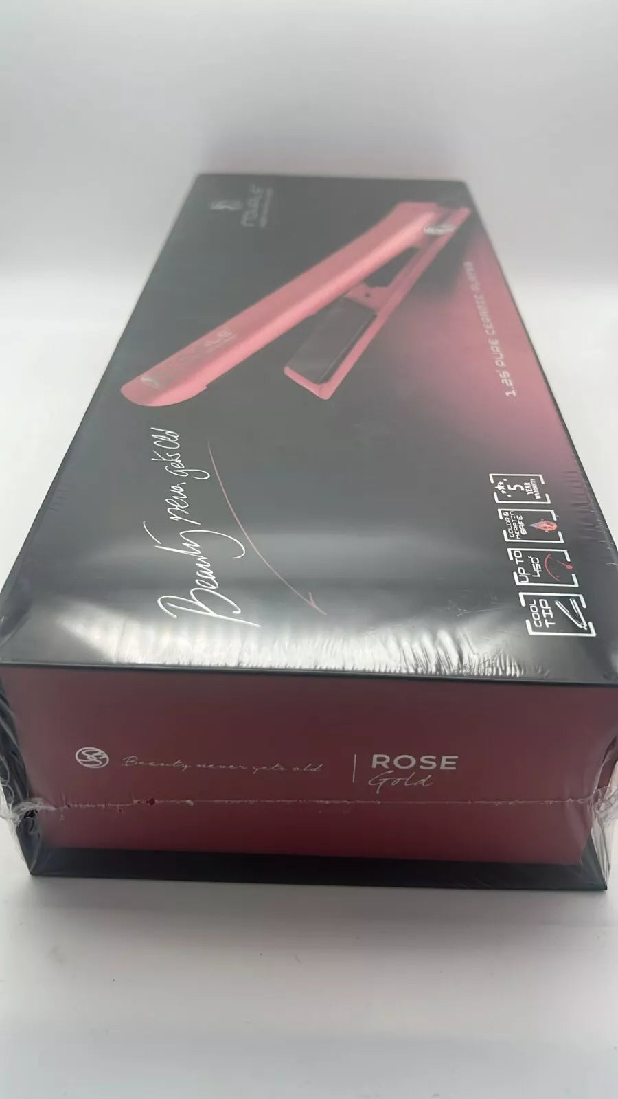 Royale  Genius Heating Element Flat Iron Luxury Ceramic ROSE GOLD NEW