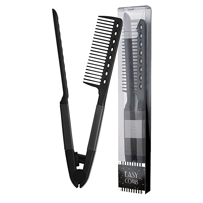 Straightening Comb For Hair - Black - LaCosmetical