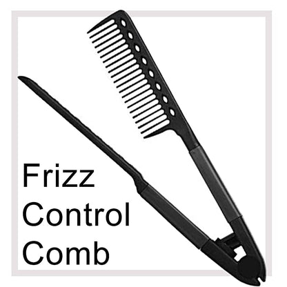 Straightening Comb For Hair - Black - LaCosmetical